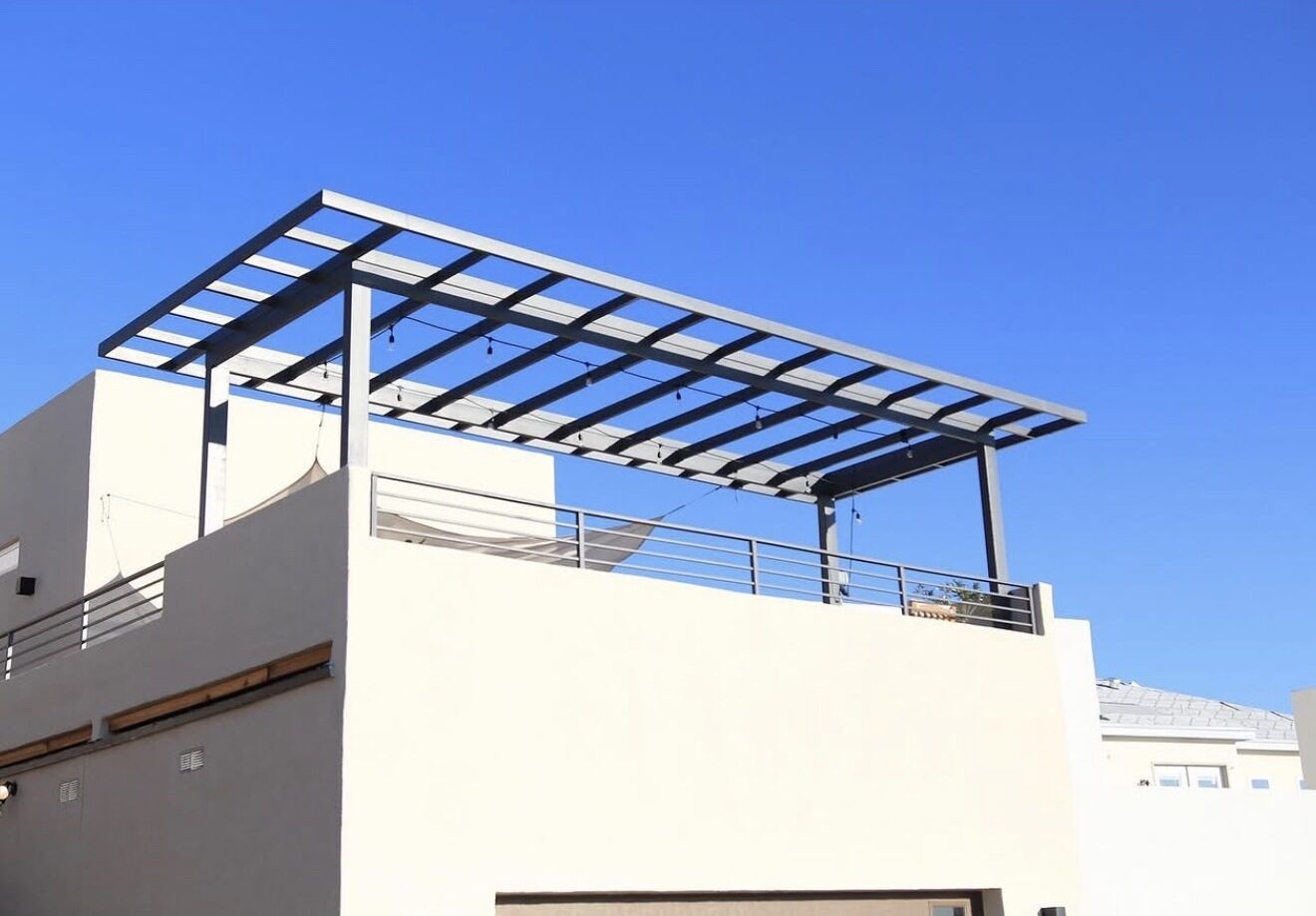 Rooftop Steel Pergola — El Paso, Texas